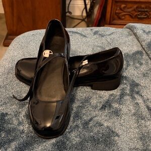 Women’s Black Heeled Mary Jane’s